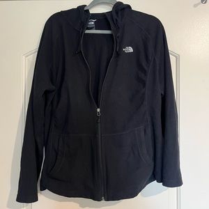 Black north face zip up